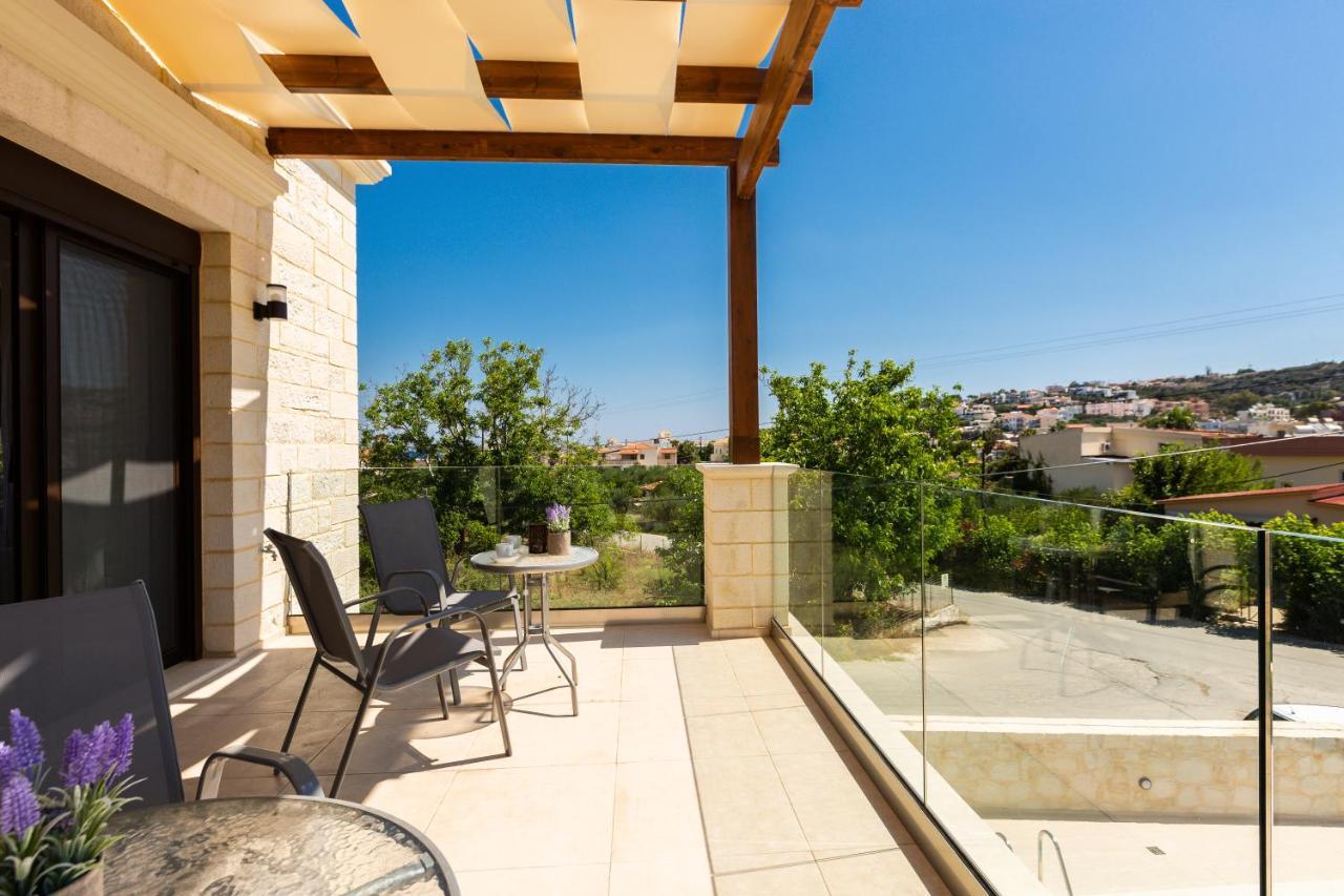 Eudora Luxury Stone Villa Almirida Exteriör bild