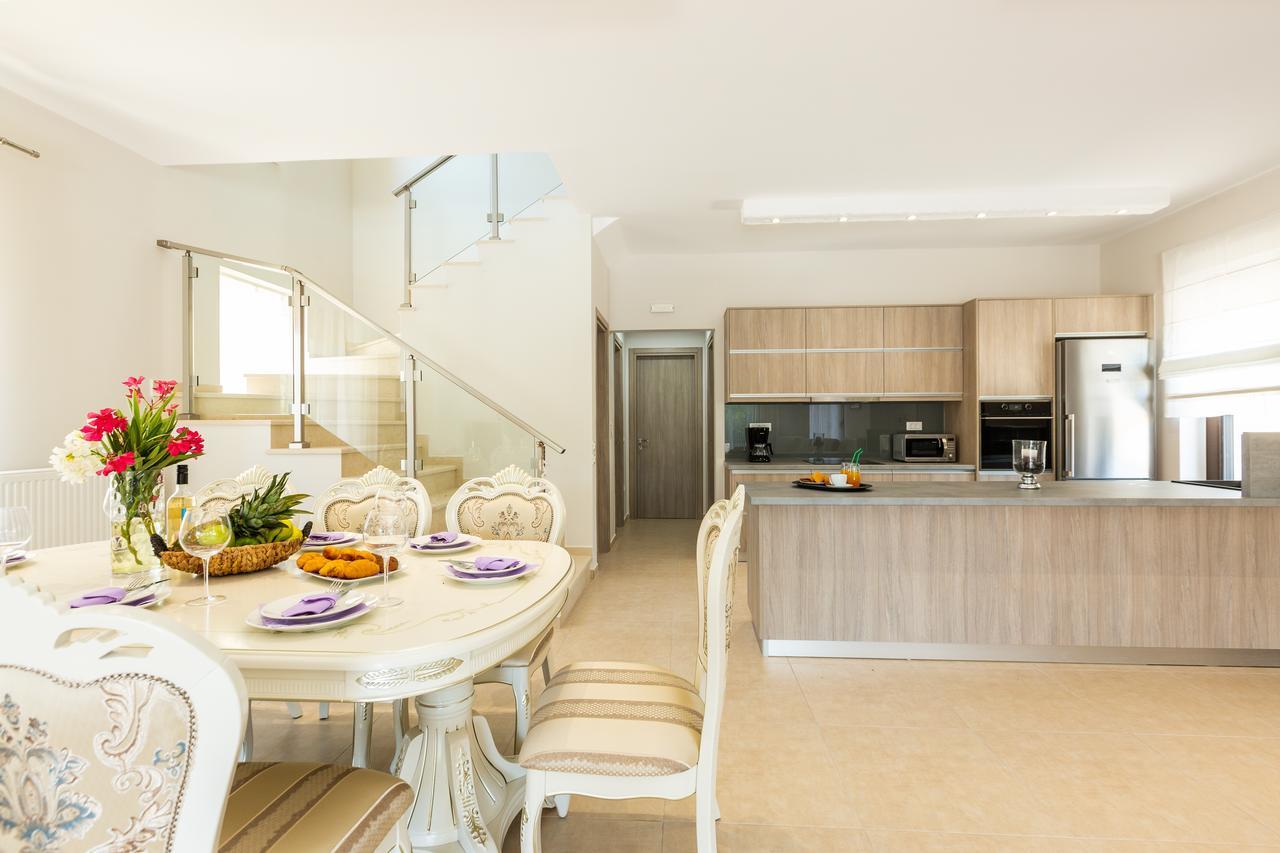 Eudora Luxury Stone Villa Almirida Exteriör bild