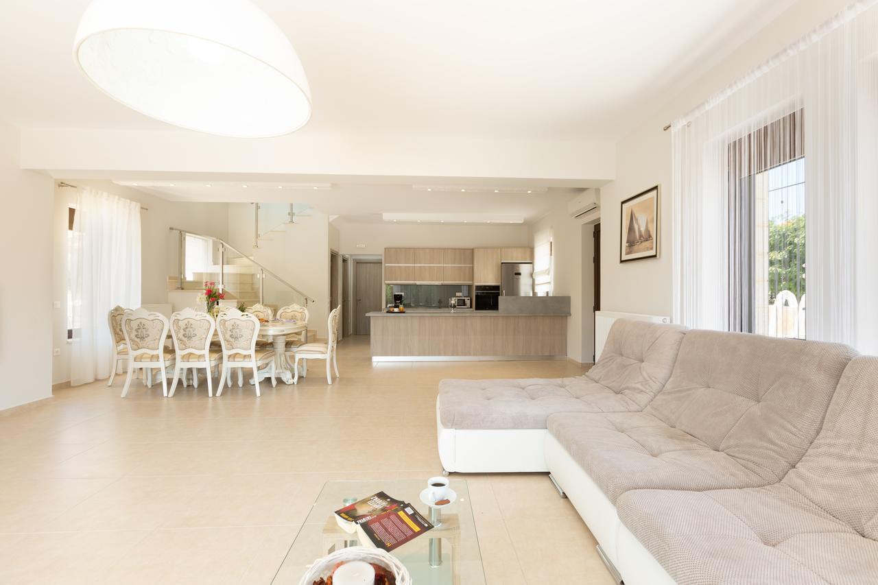 Eudora Luxury Stone Villa Almirida Exteriör bild