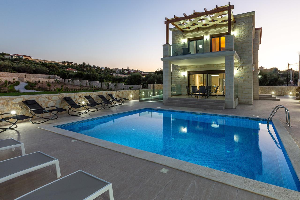 Eudora Luxury Stone Villa Almirida Exteriör bild