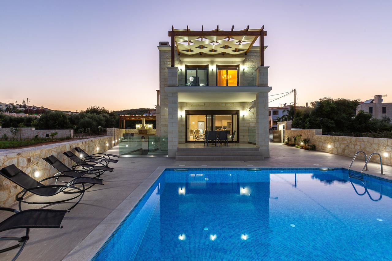 Eudora Luxury Stone Villa Almirida Exteriör bild